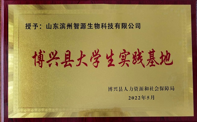 喜報(bào)！智源生物獲批“博興縣大學(xué)生實(shí)踐基地”